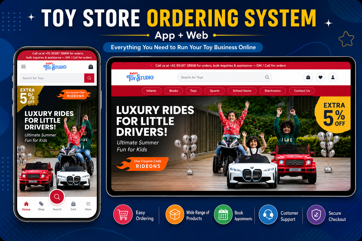 Toys Studio Gallery ecommerce website